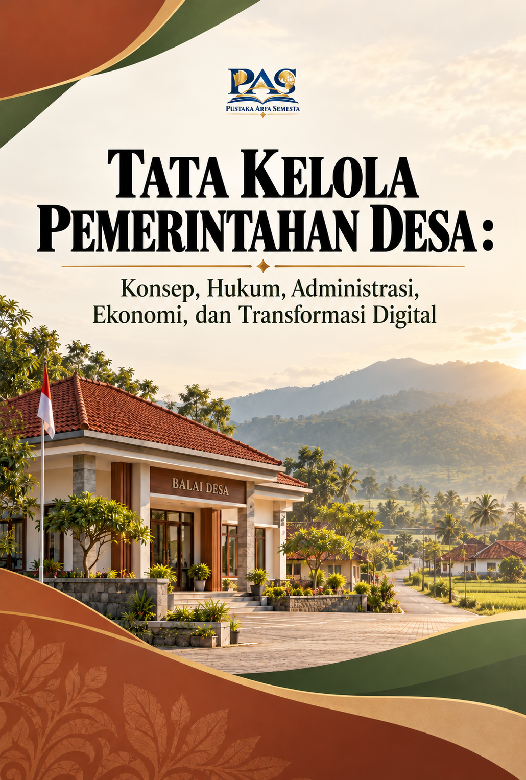 Cover Buku Tata Kelola Pemerintahan Desa Konsep Hukum Administrasi Ekonomi dan Transformasi Digital